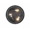 Z-Lite Jordan 3 Light Outdoor Flush Ceiling Mount Fixture, Black And Clear Seedy 570F-BK - alternate 3
